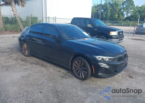 2023 BMW 330I из США, поврежденный, VIN 3MW69FF06P8C93555